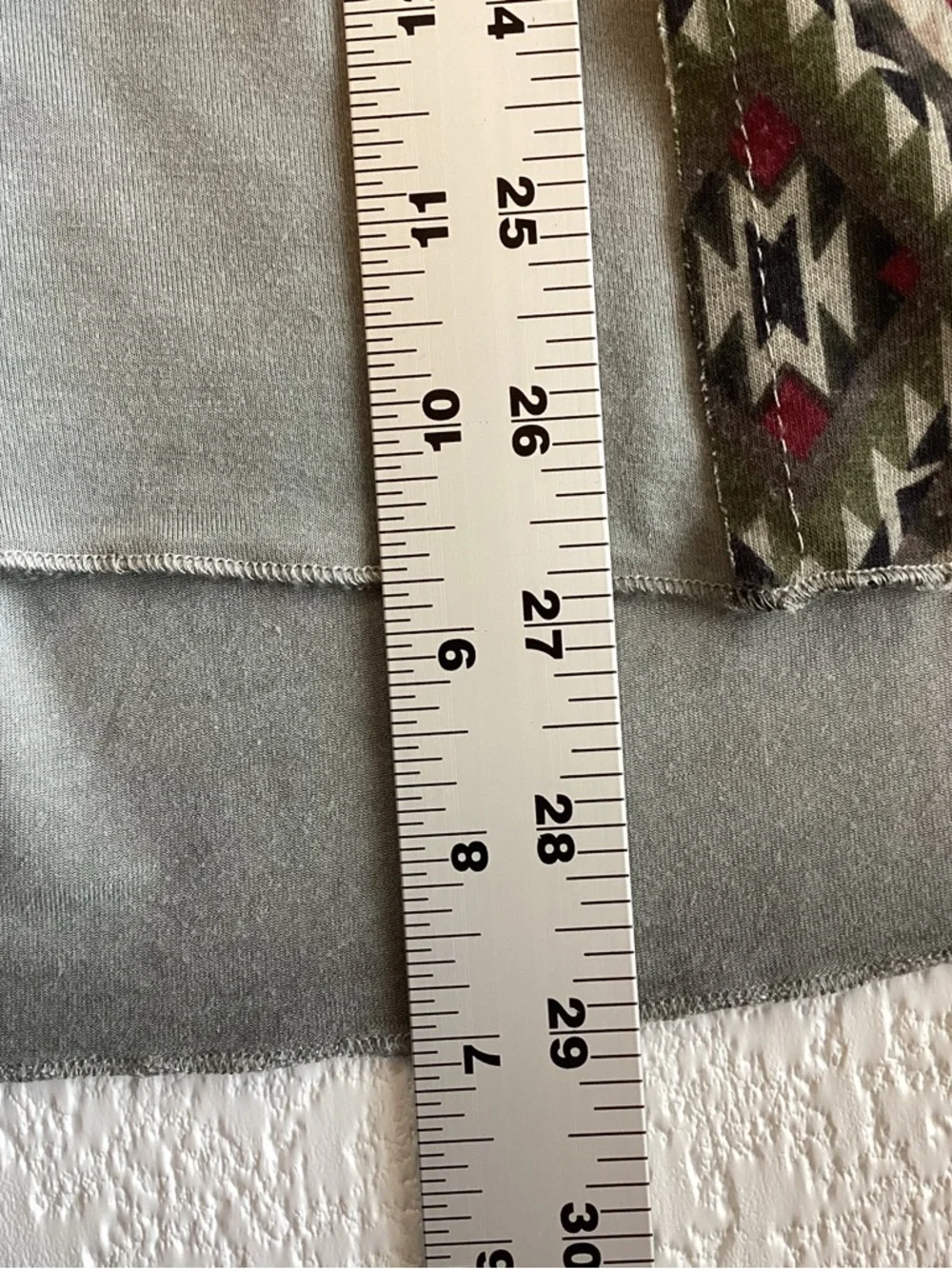 POL Southwest Print Tunic Mini Dress Blue Grey Size Small‎